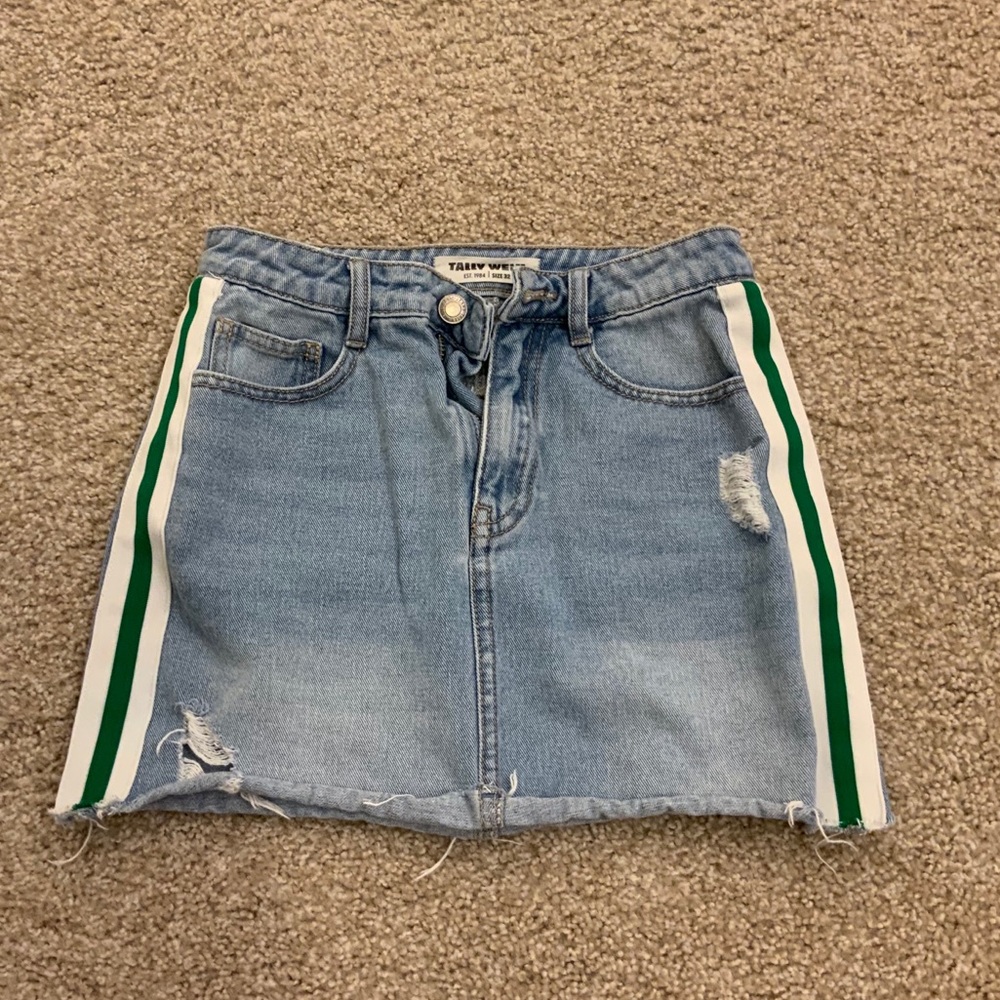 jean skirt